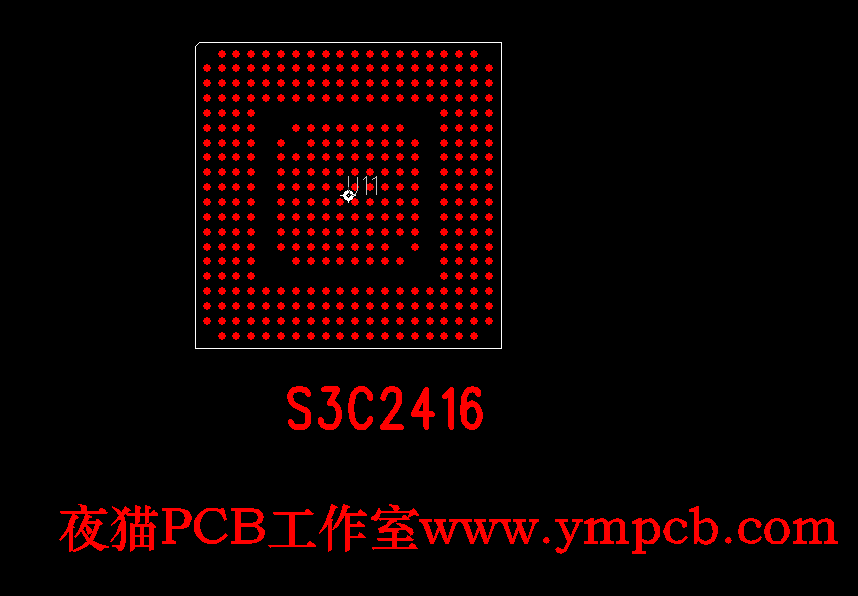 S3c2416 PCB封装库下载-夜猫PCB工作室