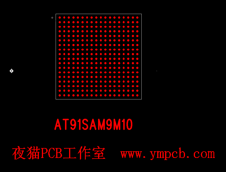AT91SAM9M10 PCB LAYOUT封装库下载-夜猫PCB工作室